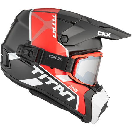 CKX Titan AMS Helmet — Conrod Double Shield Revo silver mirror/Smoke