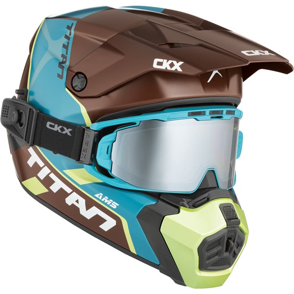 CKX Titan AMS Helmet — Conrod Double Shield Revo silver mirror/Smoke
