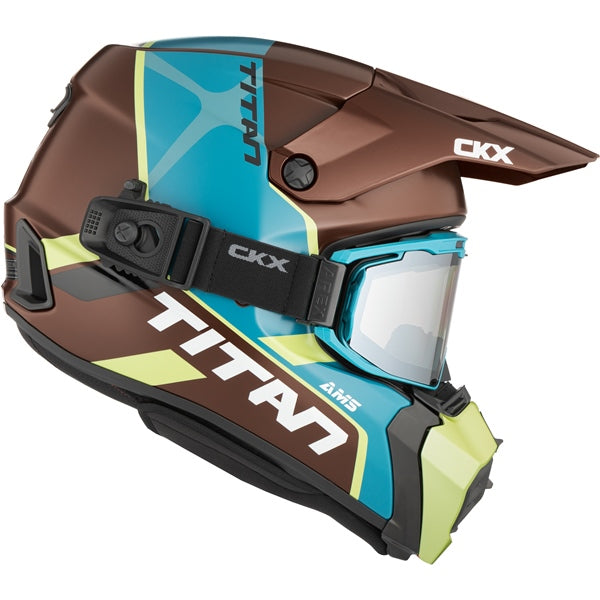 CKX Titan AMS Helmet — Conrod Double Shield Revo silver mirror/Smoke