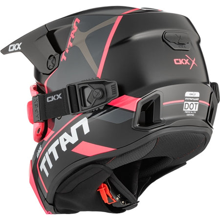 CKX Titan AMS Helmet — Conrod Double Shield Pink/Revo PinK Mirror