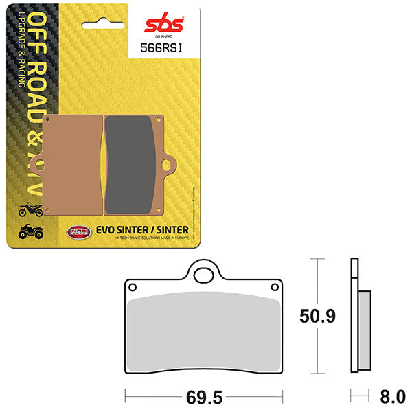 SBS EVO SINTER BRAKE PAD (6280566108)