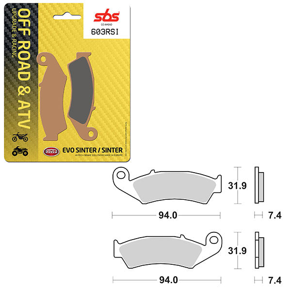 SBS EVO SINTER BRAKE PAD (6280603108)