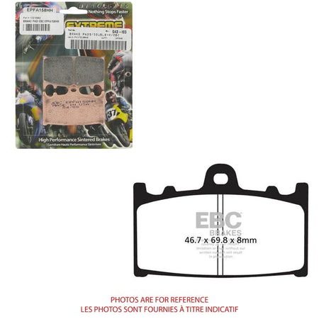 EBC EPFA Trackday Pads (EPFA158HH)