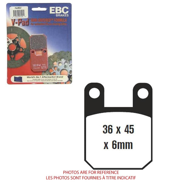 EBC Semi-Sintered V-Pads (FA115V)