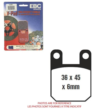 EBC Semi-Sintered V-Pads (FA115V)