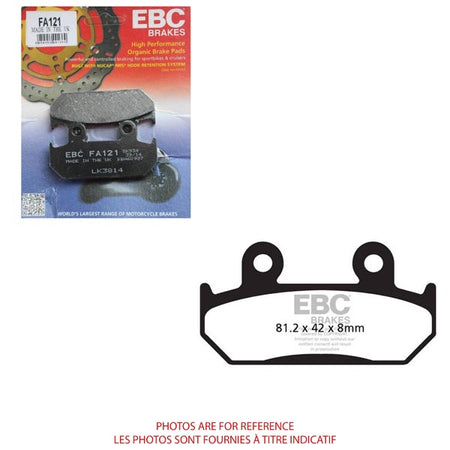 EBC Aramid Fiber Organic FA Series Pads (FA121)