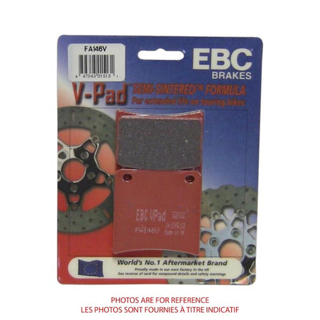 EBC Semi-Sintered V-Pads (FA146V)