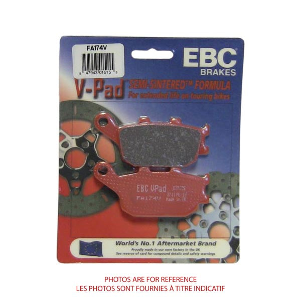 EBC Semi-Sintered V-Pads (FA174V)