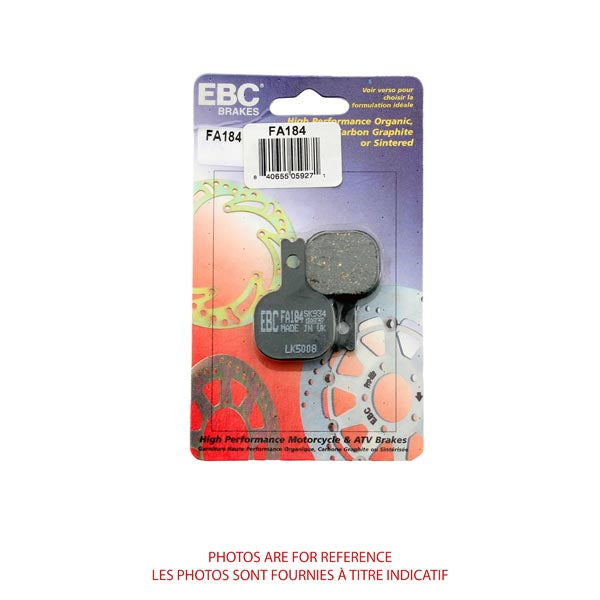 EBC Aramid Fiber Organic FA Series Pads (FA184)