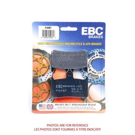 EBC Aramid Fiber Organic FA Series Pads (FA187)