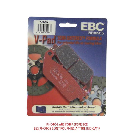 EBC Semi-Sintered V-Pads (FA196V)