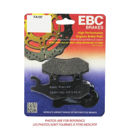 EBC Aramid Fiber Organic FA Series Pads (FA197)