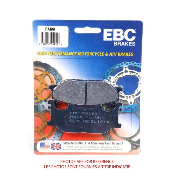 EBC Aramid Fiber Organic FA Series Pads (FA199)