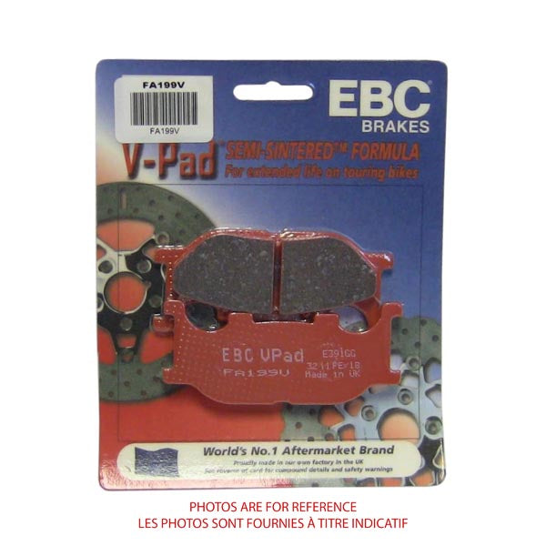 EBC Semi-Sintered V-Pads (FA199V)
