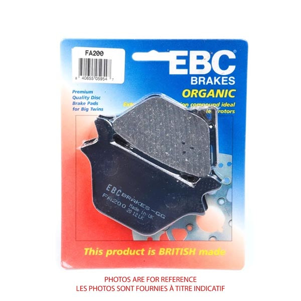EBC Aramid Fiber Organic FA Series Pads (FA200)