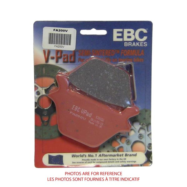 EBC Semi-Sintered V-Pads (FA200V)