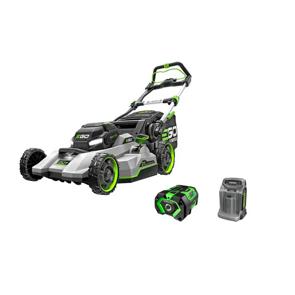 Tondeuse à gazon autotractée EGO Power+ 21" (batterie G3 7,5 Ah + chargeur 550 W)