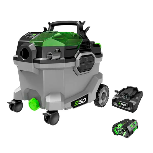EGO Power+ Wet/Dry Vacuum 9 Gallon (G3 5.0 Ah Battery + 320W Charger)