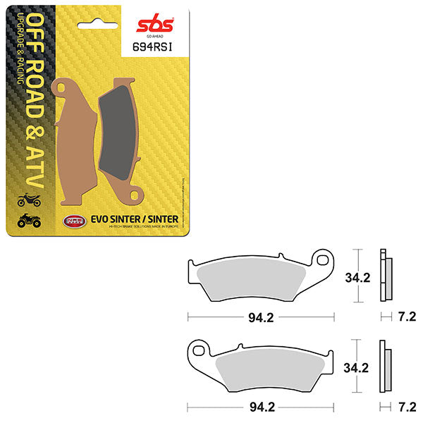SBS EVO SINTER BRAKE PAD (6280694108)