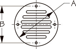 Sea Dog Drain Cover with Air Vent (700708)