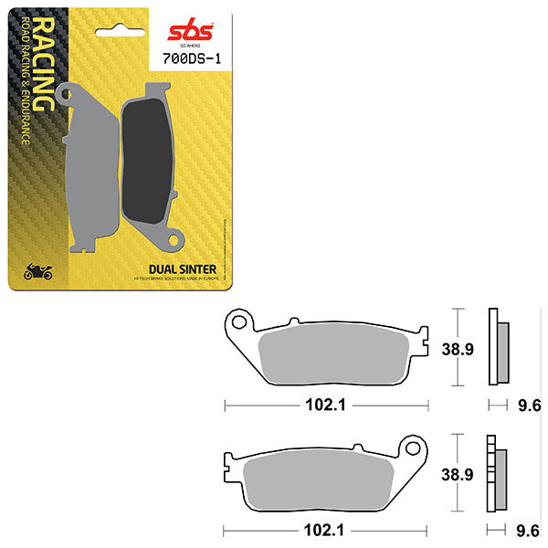 SBS DS-1 DUAL SINTER DYNAMIC RACING CONCEPT PAD (6370700108)