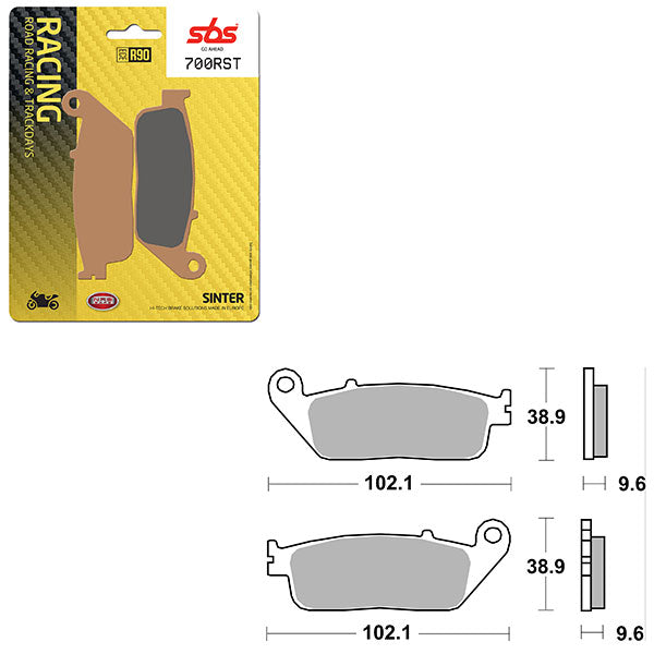 SBS ROAD RACING & TRACKDAYS SINTER BRAKE PAD (6470700108)