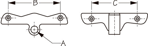Sea Dog Oarlock Socket (702843)