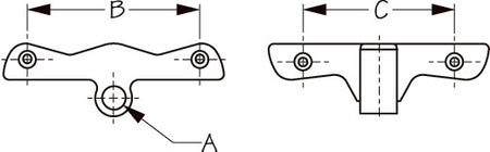 Sea Dog Oarlock Socket (702843)