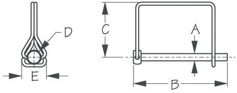 Sea Dog Coupler Lock & Pin (702922)