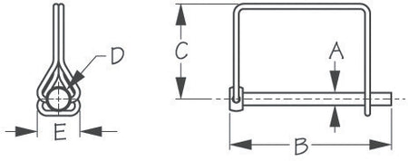Sea Dog Coupler Lock & Pin (702922)