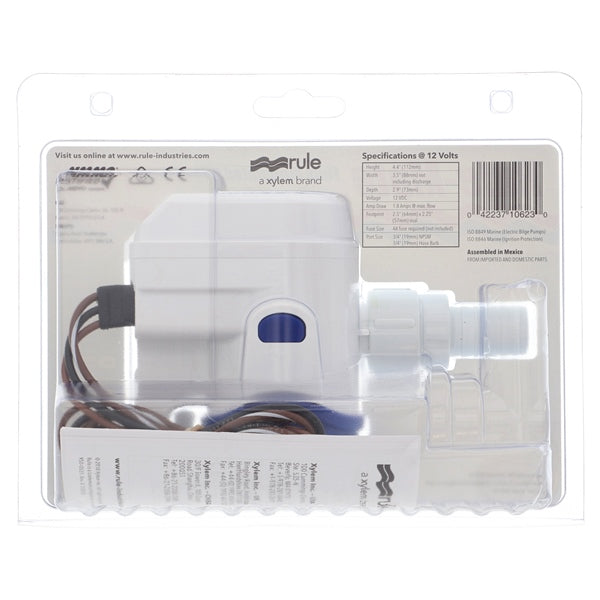 JABSCO RULE Rule Mate™ Fully Automated Bilge Pumps (706653)