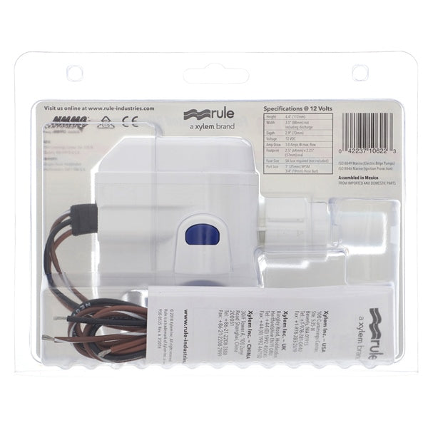 JABSCO RULE Rule Mate™ Fully Automated Bilge Pumps (706654)