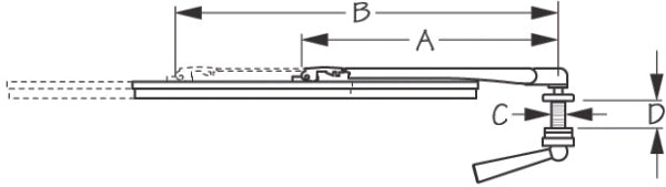 Sea Dog Manual Windshield Wiper (707646)