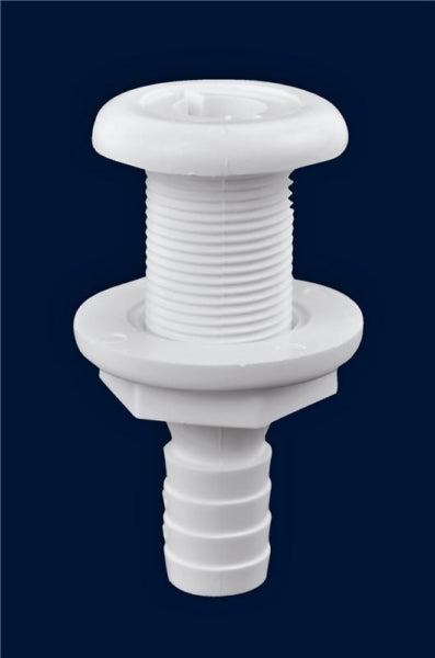 Attwood White Through-Hull Connector (709179)