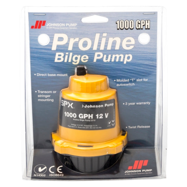 JOHNSON PUMP Pompes de cale de type Pro-Line (709378)