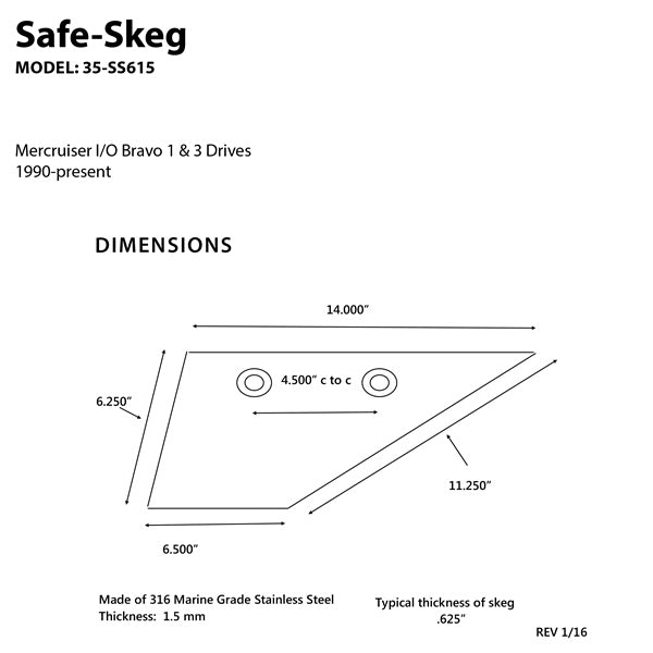 Panther Safe-Skeg (709553)