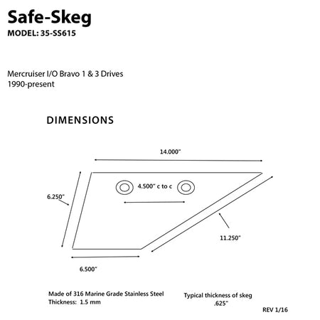 Panther Safe-Skeg (709553)