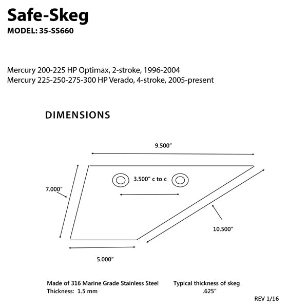 Panther Safe-Skeg (709562)