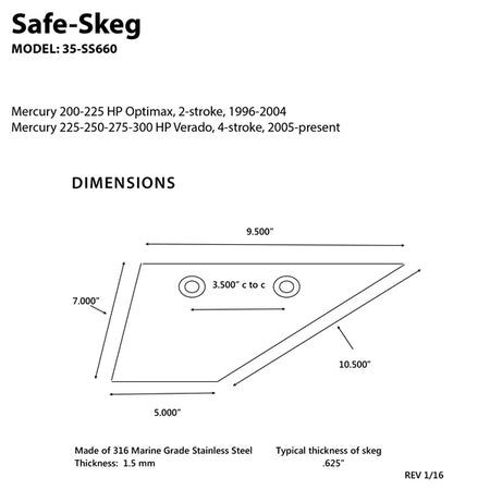 Panther Safe-Skeg (709562)