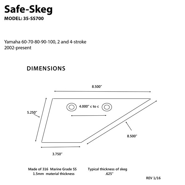 Panther Safe-Skeg (709570)