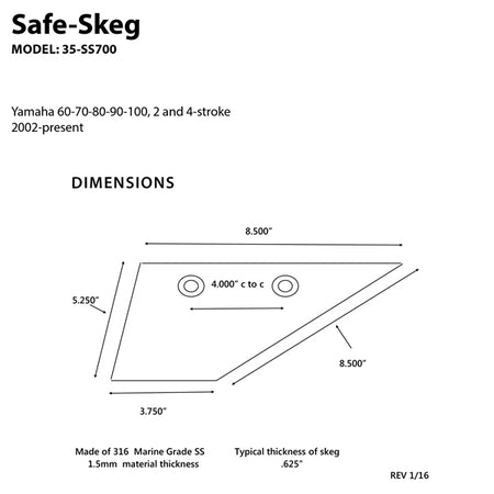 Panther Safe-Skeg (709570)