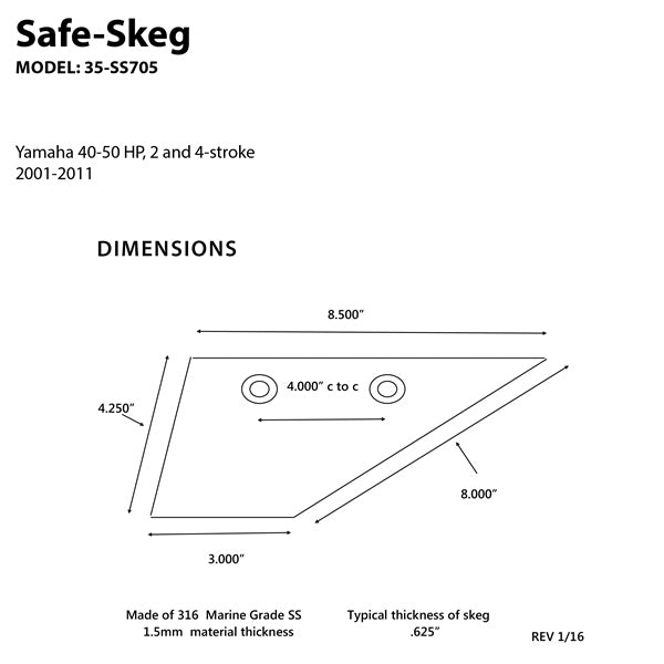 Panther Safe-Skeg (709571)