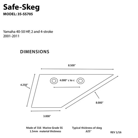 Panther Safe-Skeg (709571)