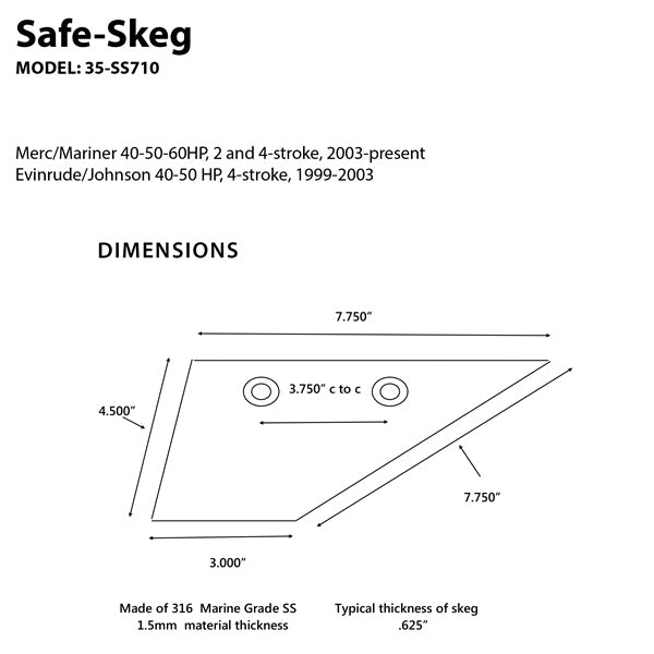 Panther Safe-Skeg (709572)
