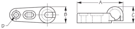 Sea Dog Windshield Brace Fastener (710523)