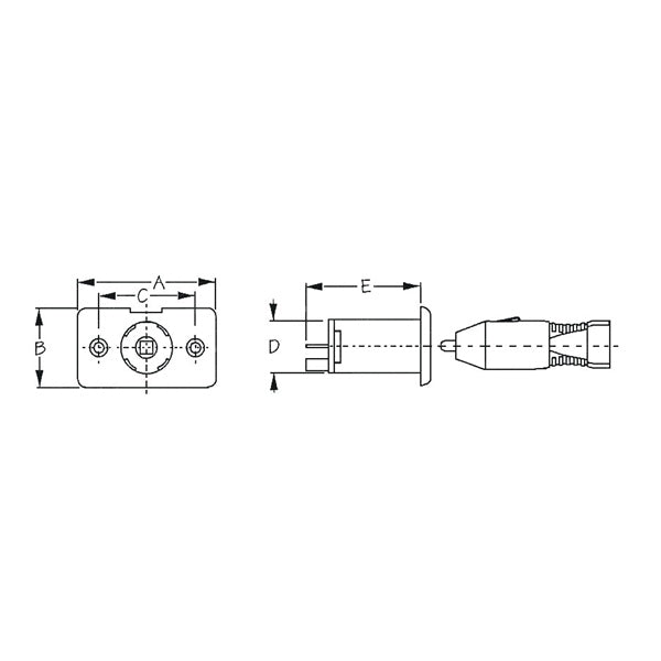 Sea Dog Power Socket 12-Volts (710546)