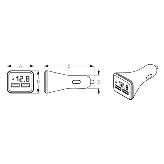 Sea Dog Double USB Power Plug (712935)