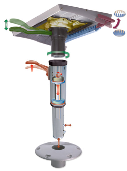 Attwood 238 Series Socket Piedestal Base Mounting (713718)