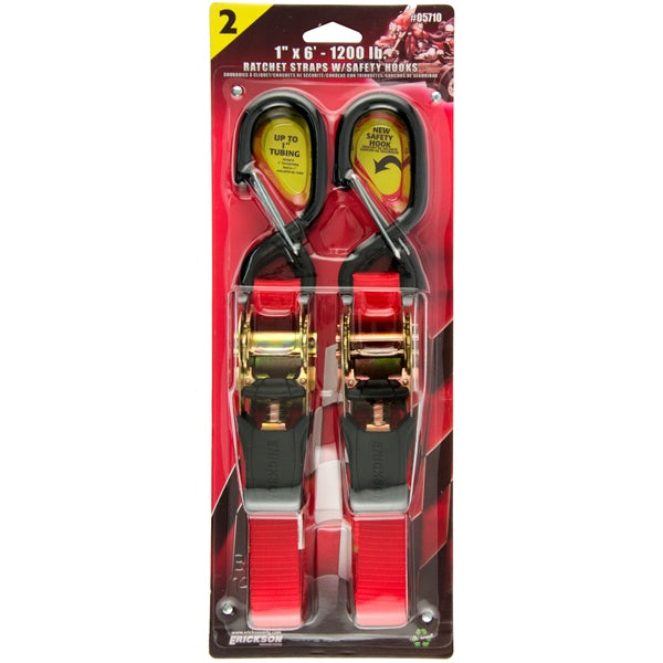 Erickson HD Motorcycle Strap with Safety Hook (715077)
