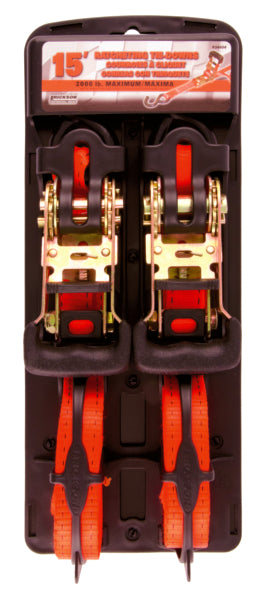 Erickson Ratcheting Tie-Downs 1"x15' - 2000 lb (715088)